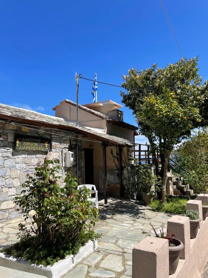 Double Studio Room In Mylopotamos With Beautifull View Tsagkarada Dış mekan fotoğraf